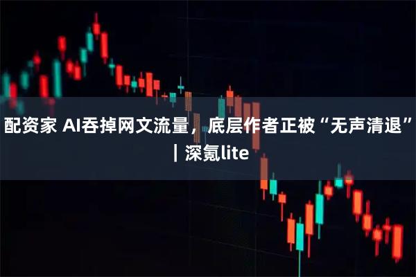 配资家 AI吞掉网文流量，底层作者正被“无声清退”｜深氪lite